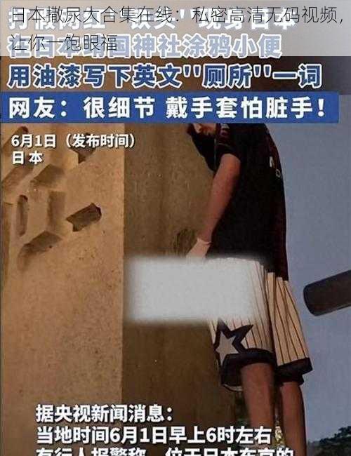 日本撒尿大合集在线：私密高清无码视频，让你一饱眼福